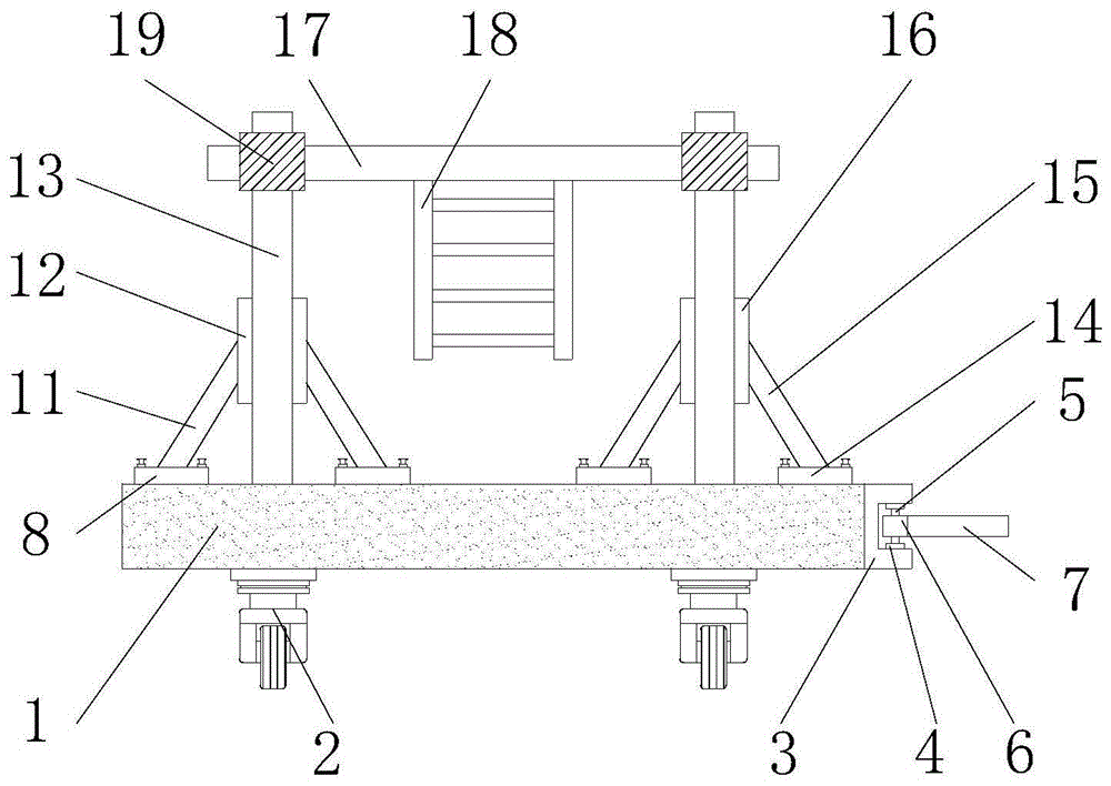 一种使用稳固的建筑用脚手架的制作方法