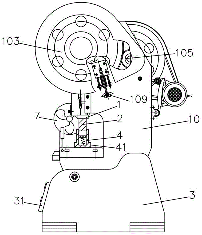 一种高效率的电池筒冲床的制作方法