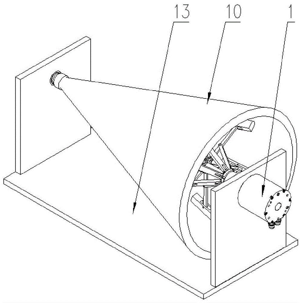 圆锥体固定和旋转装置的制作方法