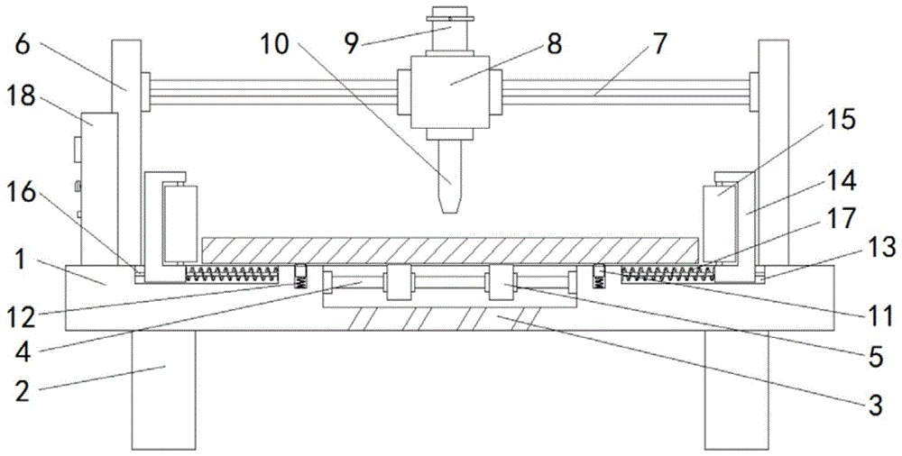 一种双金属复合耐磨板堆焊机的制作方法