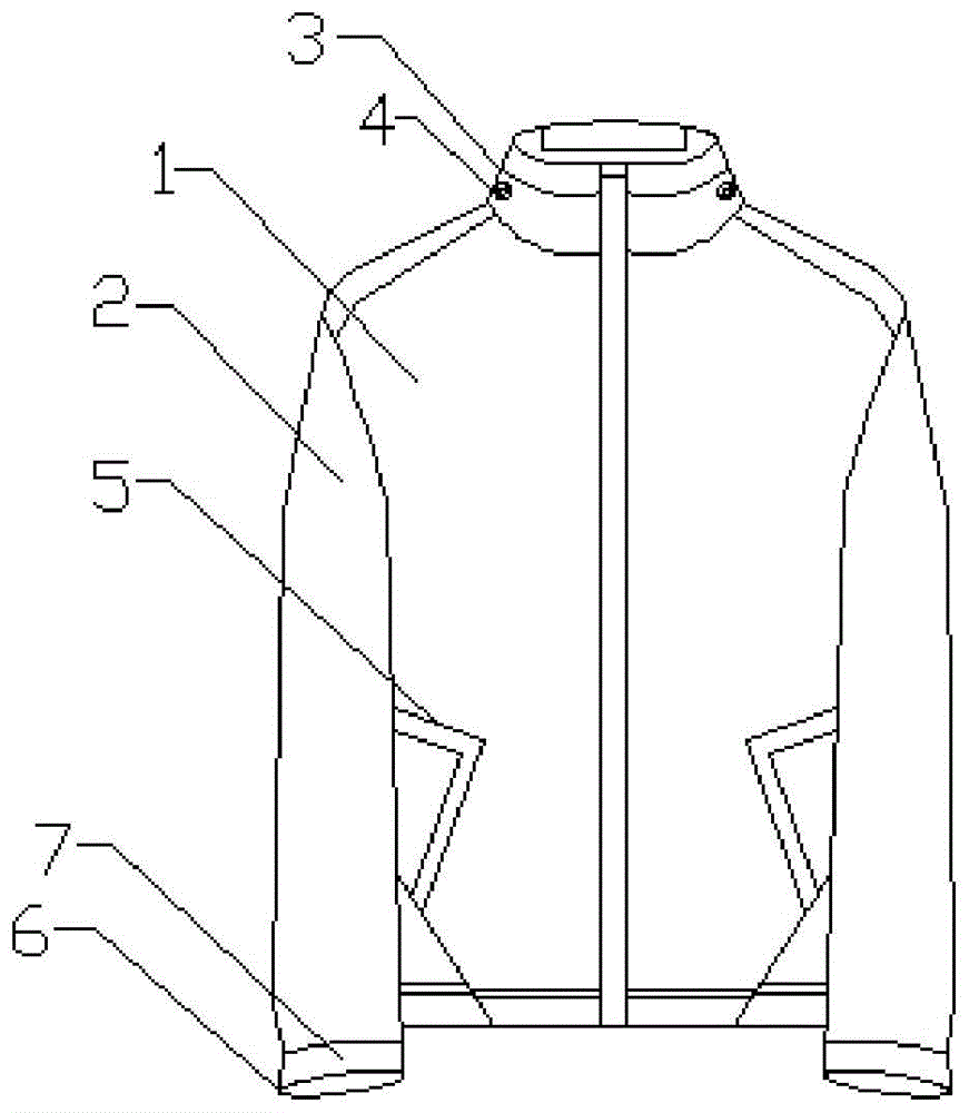 一种可以快速拆卸与安装帽子的服装的制作方法