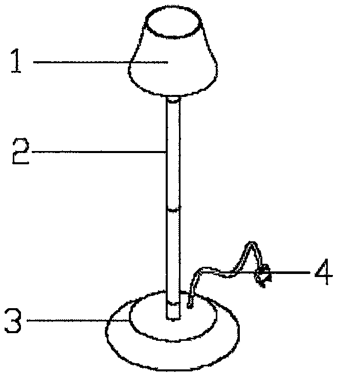 一种落地灯的制作方法