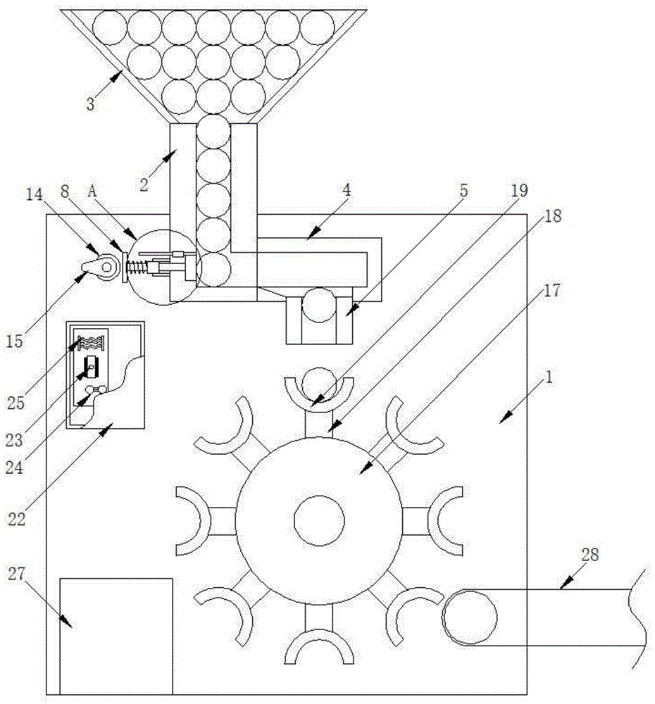 一种风电轴承钢球加工用传递装置的制作方法