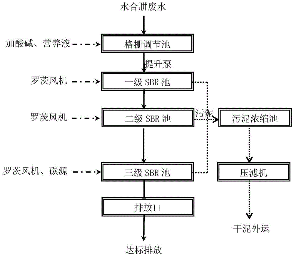 一种水合肼废水处理新工艺的制作方法