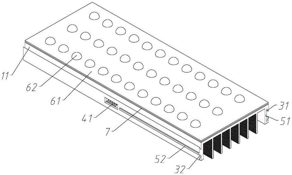 一种一体化大功率组合式LED封装结构的制作方法