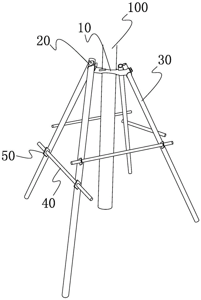 苗木固定架的制作方法