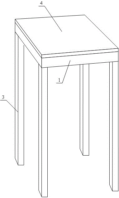 一种钢格方凳的制作方法