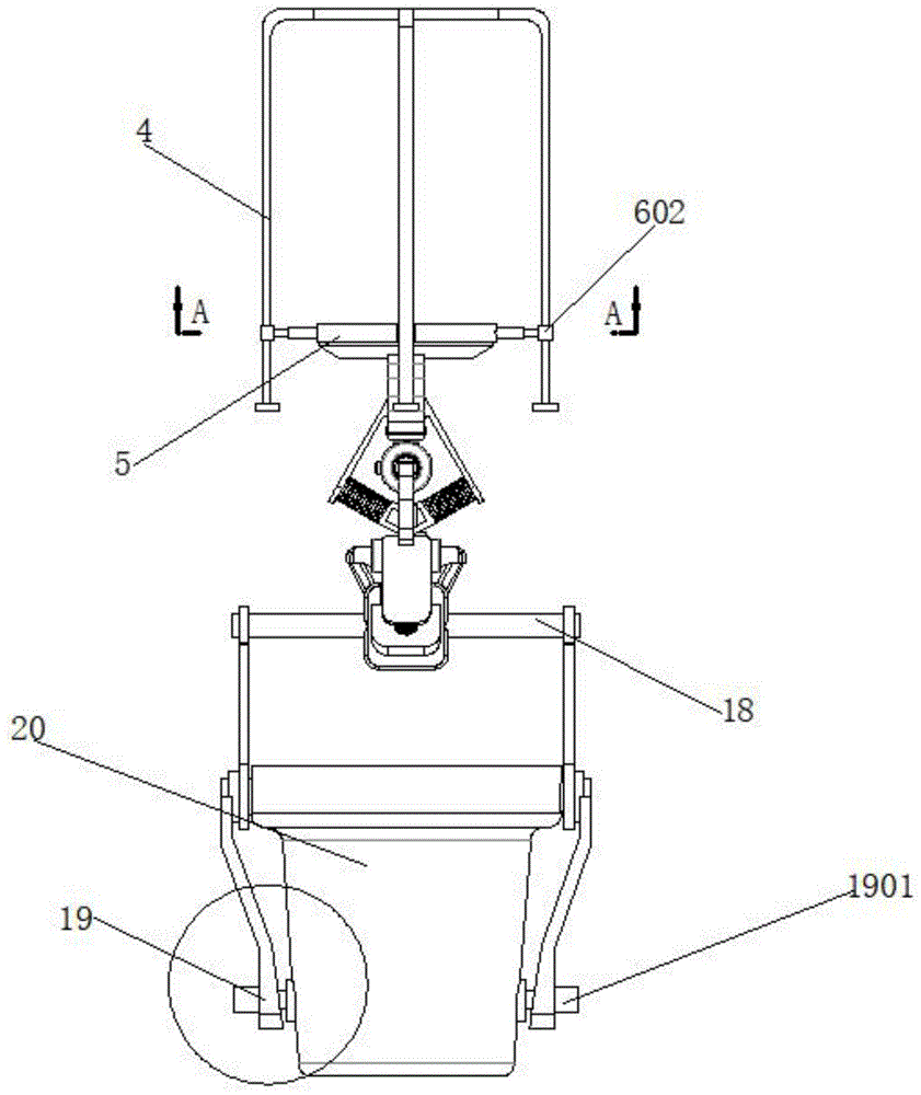 一种铸造起重机多级防摇晃固定吊装器的制作方法