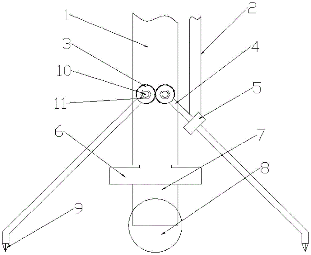 一种新型建筑工程脚手架的制作方法