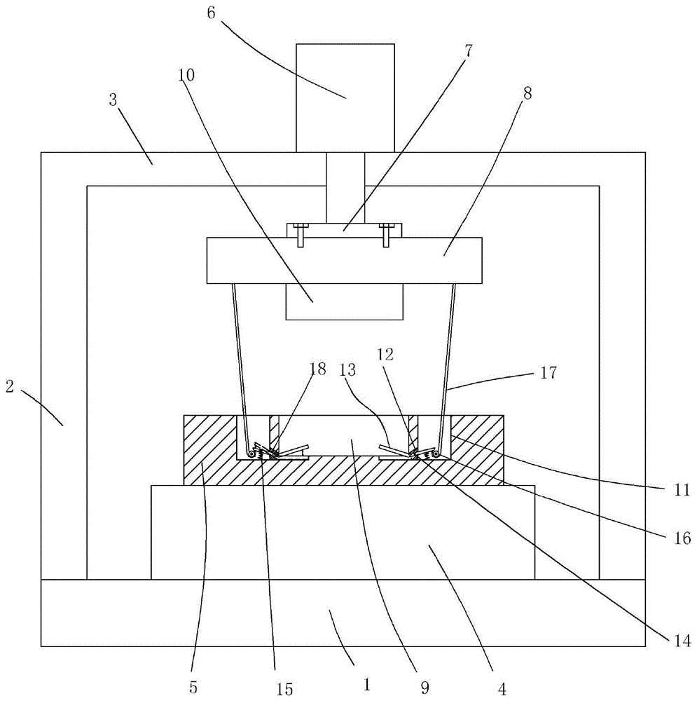 具有出料结构的橡胶密封圈模具的制作方法