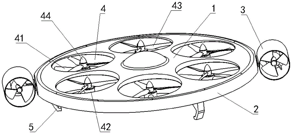 一种水空两栖跨介质多旋翼飞行器的制作方法