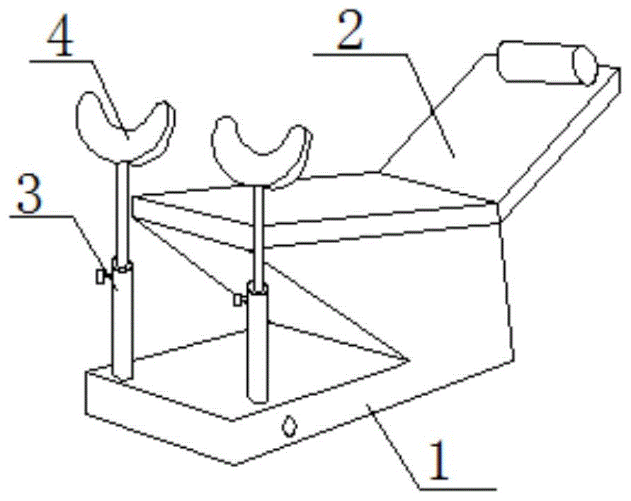 一种新型妇产科检查床的制作方法