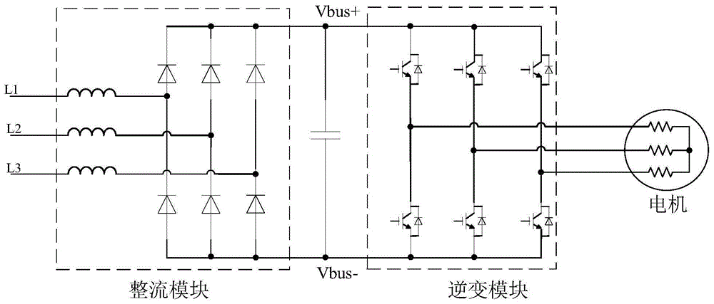 压缩机变频调速系统及直流母线电压的控制方法与流程