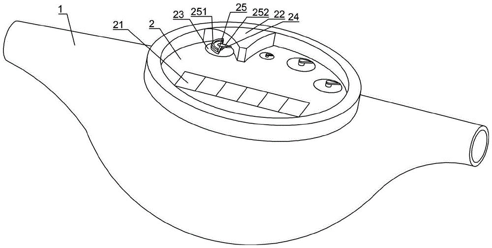 一种抗磁感应式水表的制作方法