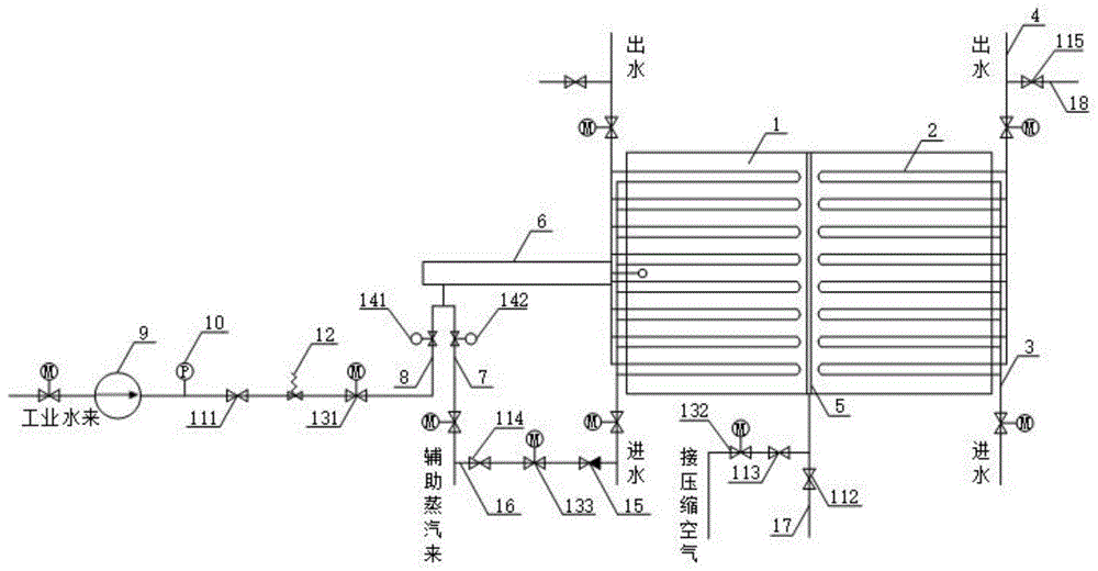 一种烟冷器高压水冲洗系统的制作方法