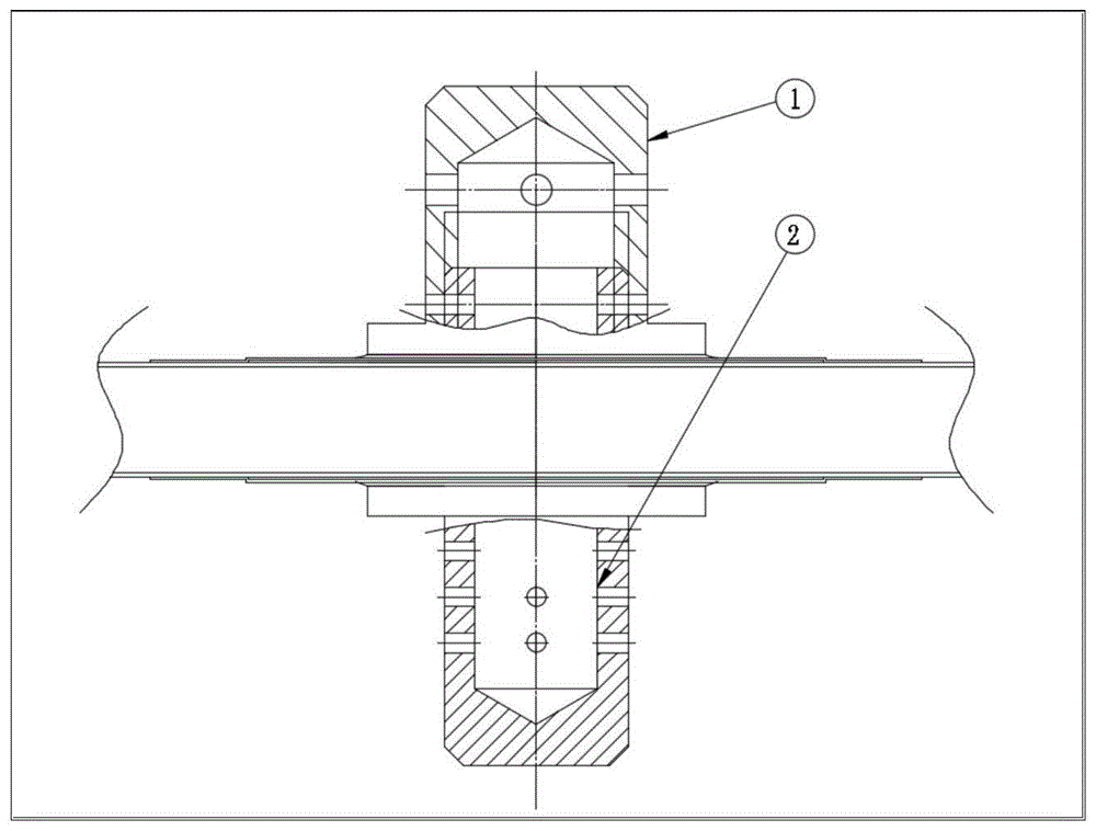 一种风机叶片叶根挡板所用的排气孔装置的制作方法