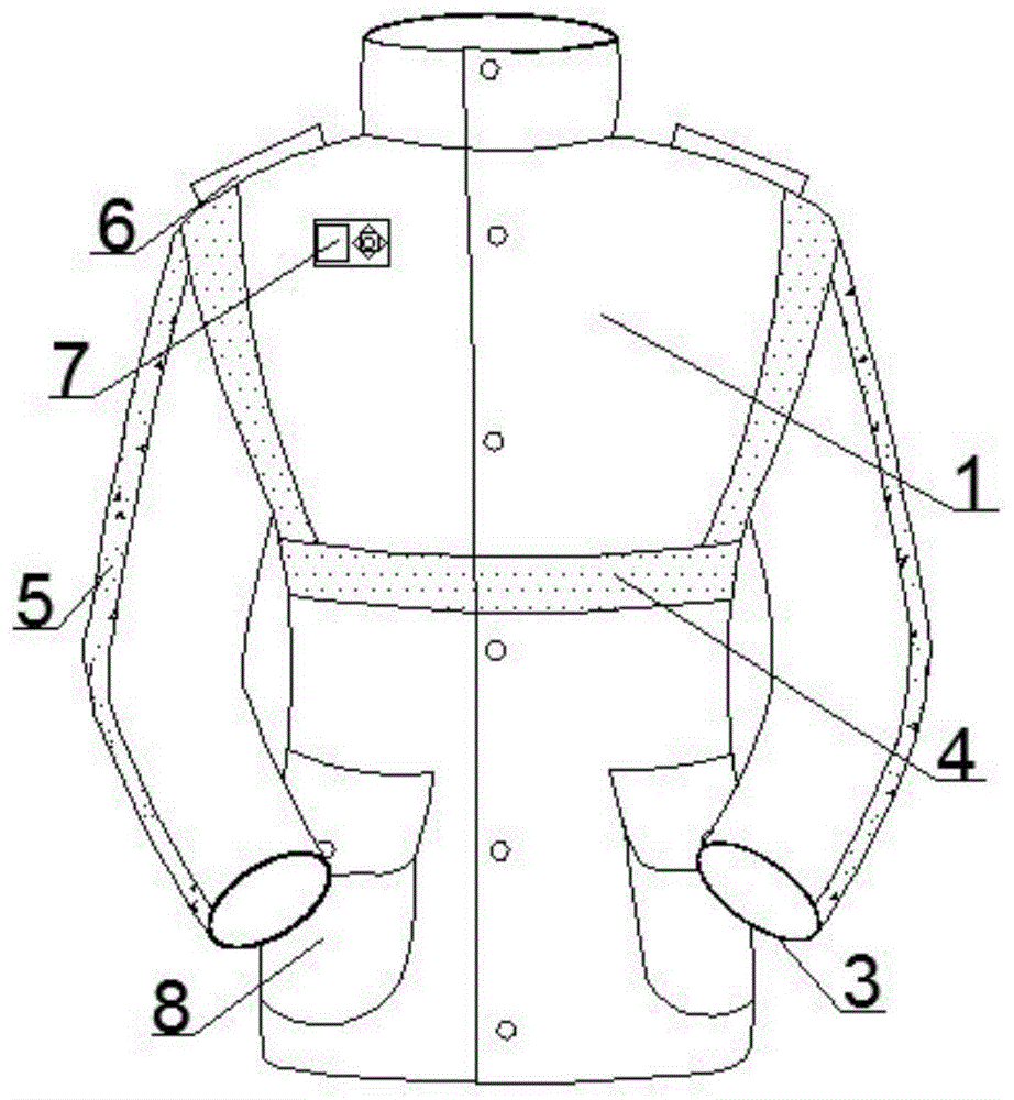 一种安全可视性服装的制作方法