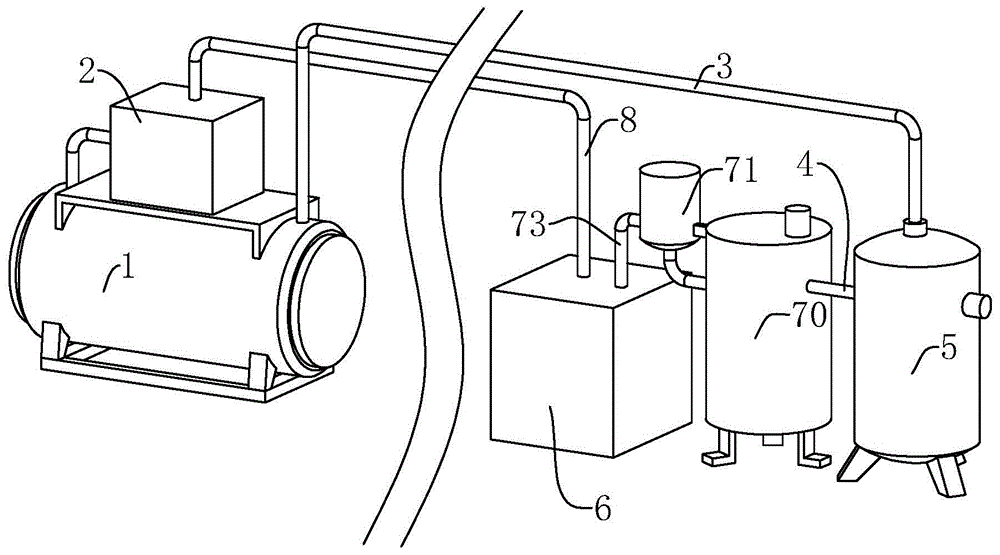 锅炉冷凝水的节能装置的制作方法