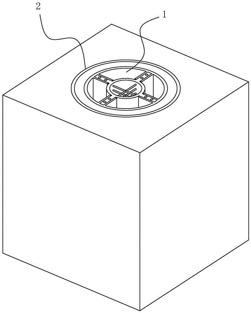 具有高强度电梯井桩基固定装置的制作方法