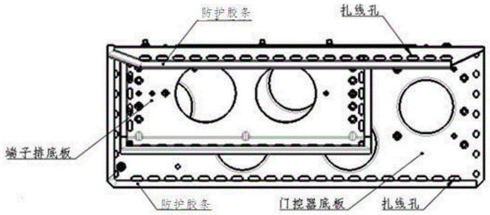 双层门控器安装板组件的制作方法