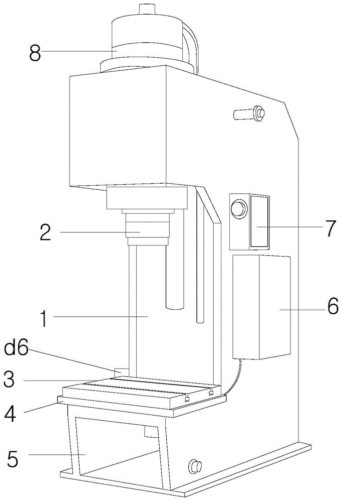 一种模具可调试的工件锻压机的制作方法