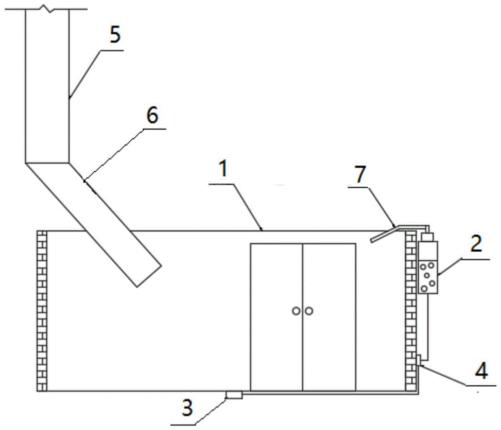 一种建筑工地垃圾垂直通道末端所用的专用垃圾箱的制作方法