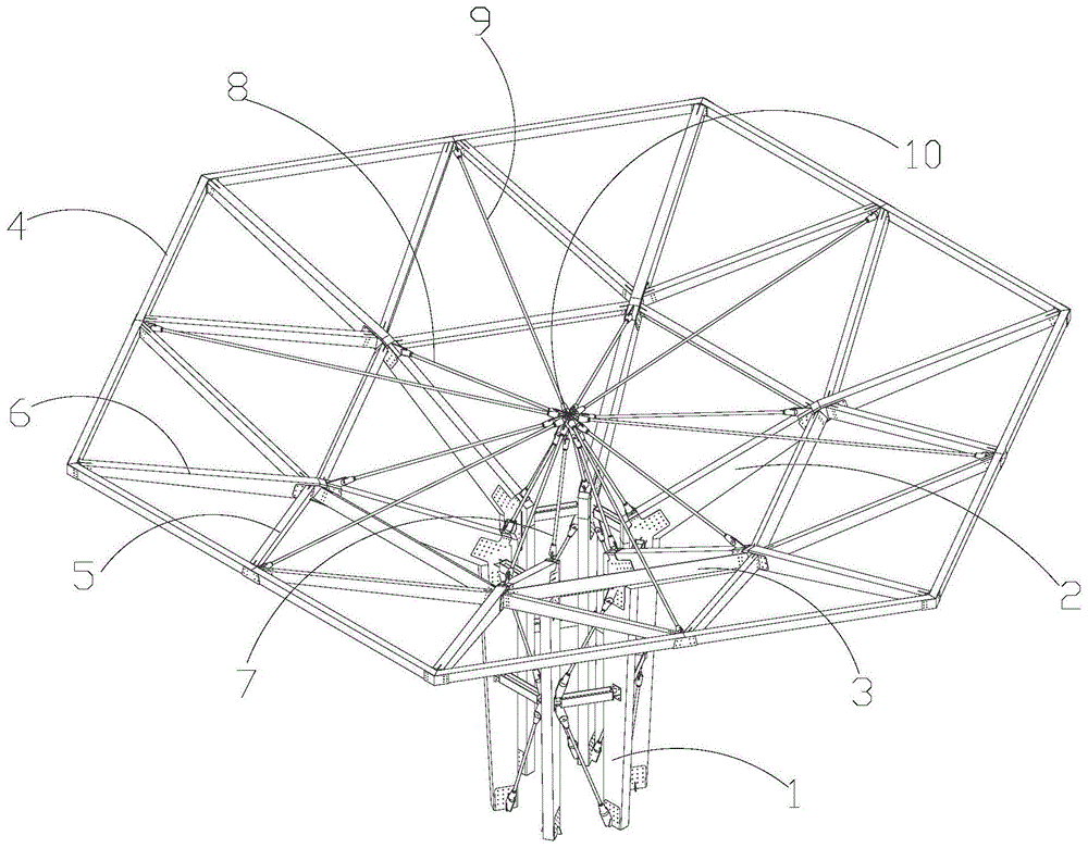 一种伞形建筑结构的制作方法