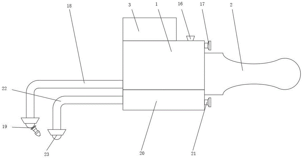 一种外科护理用冲洗吸引器的制作方法