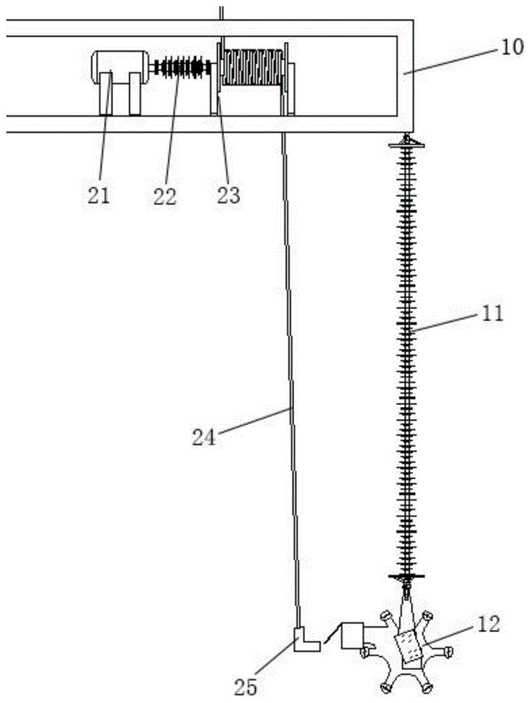 一种绳索式导电接入装置的制作方法