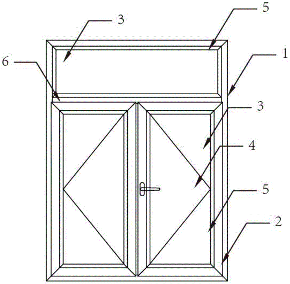 一种铝木复合型节能门窗的制作方法