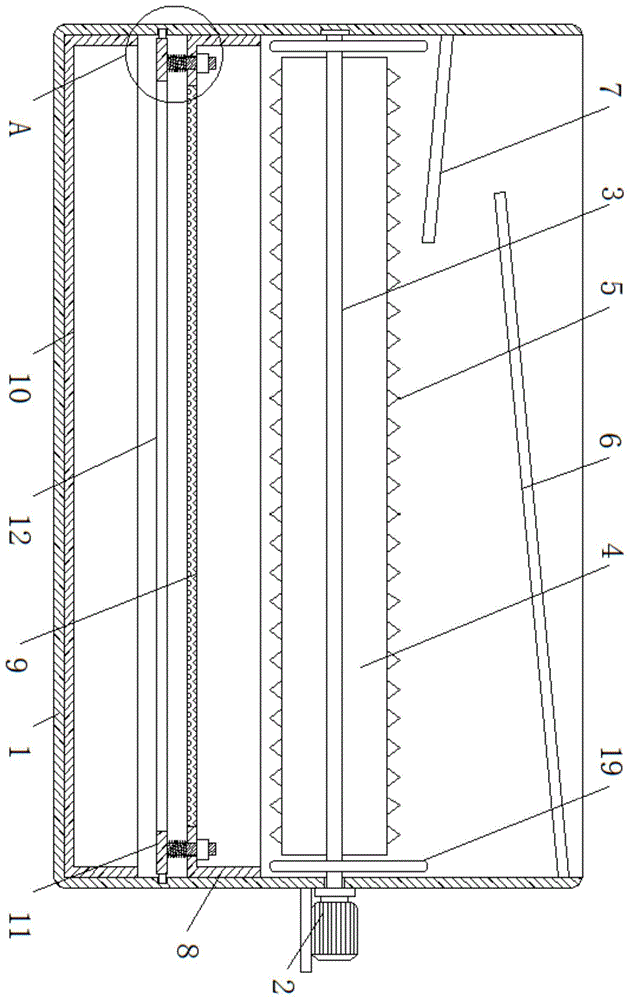 一种采光板生产用废料收集处理装置的制作方法