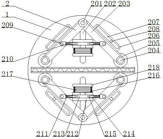 一种压痕小的纸盒夹持装置的制作方法