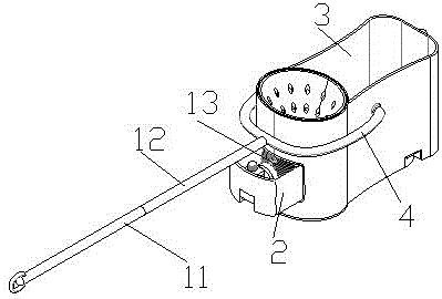 一种便于收纳节约空间的拖把桶的制作方法