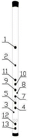 一种九孔笛的制作方法