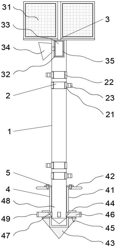 一种畜牧护栏固定装置的制作方法