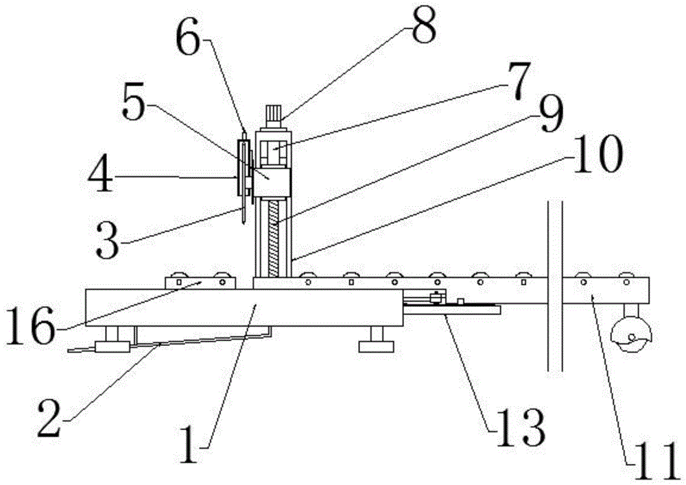 一种减震支架生产用原料裁切装置的制作方法