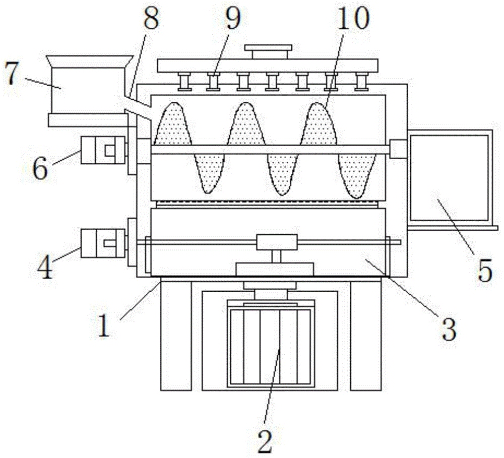 一种高分子阻燃抗静电材料气动驱动研磨装置的制作方法