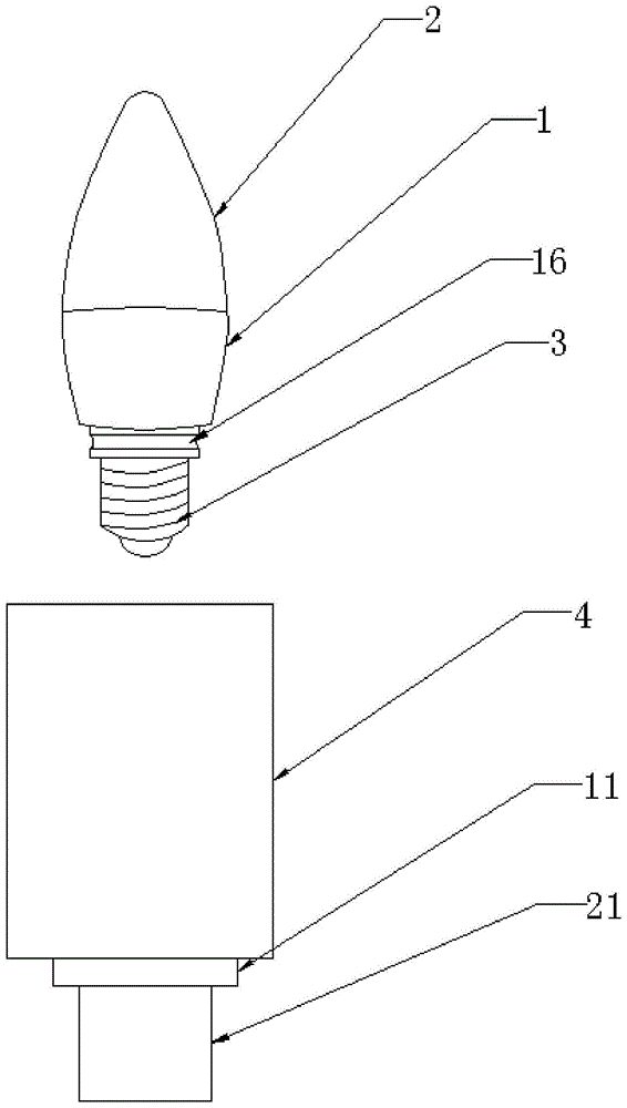 一种LED球灯的制作方法