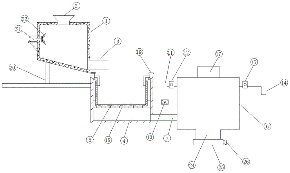 一种精密模具CNC高速加工中心的过滤装置的制作方法