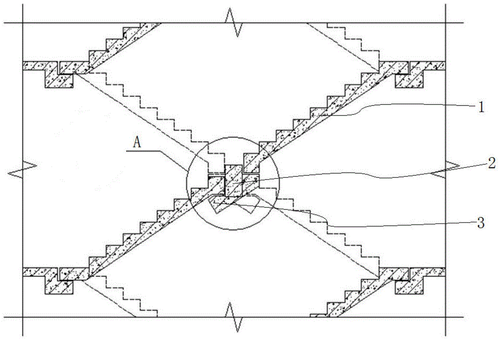 一种预制楼梯连续连接构造的制作方法