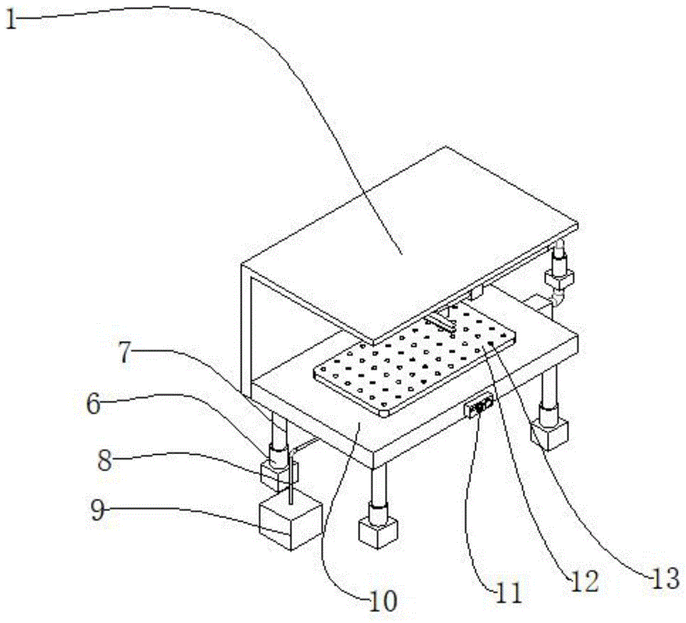 电子元器件生产用装配台的制作方法