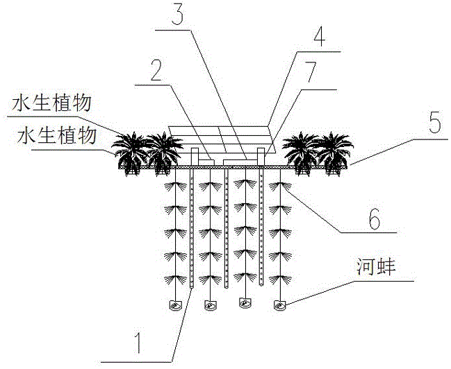 一种竖式太阳能曝气生态多样性浮岛的制作方法