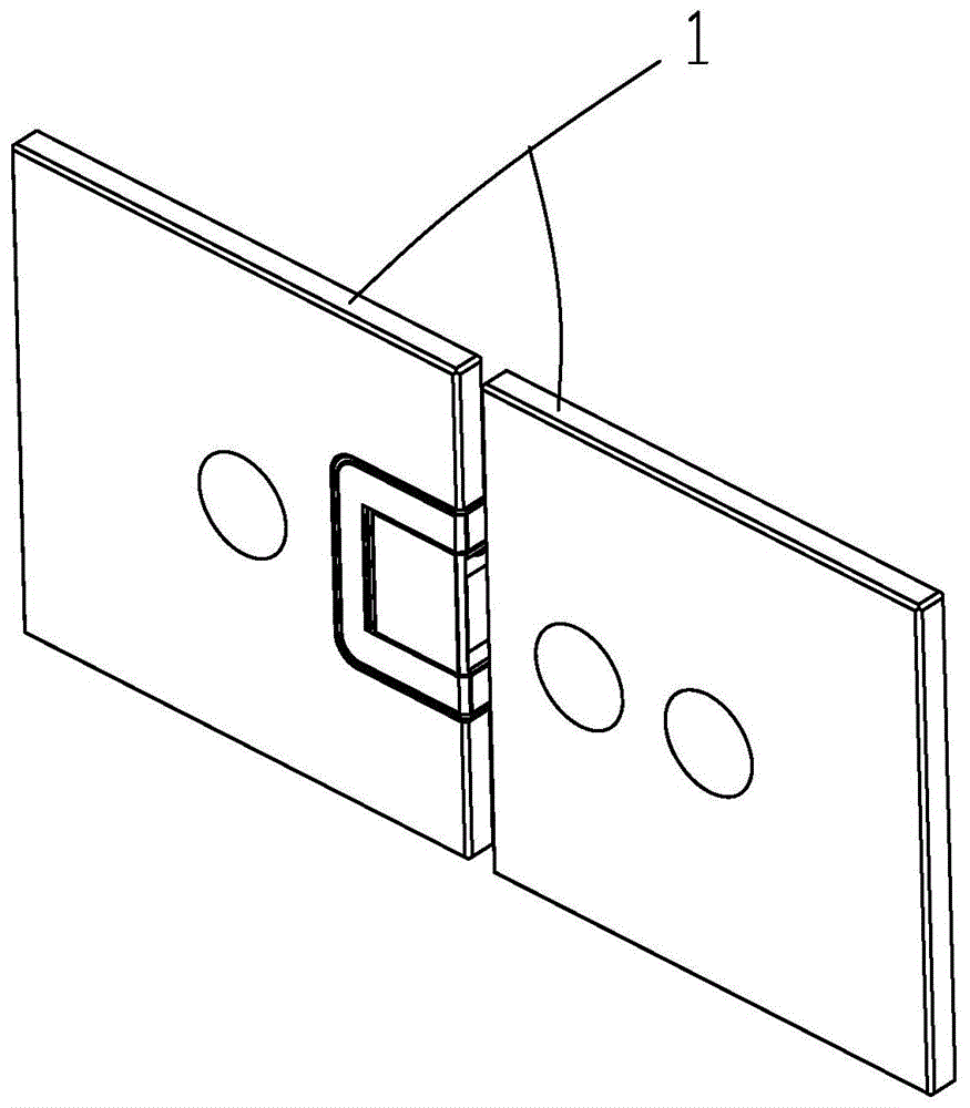 一种淋浴门合页喇叭孔安装误差调节结构的制作方法