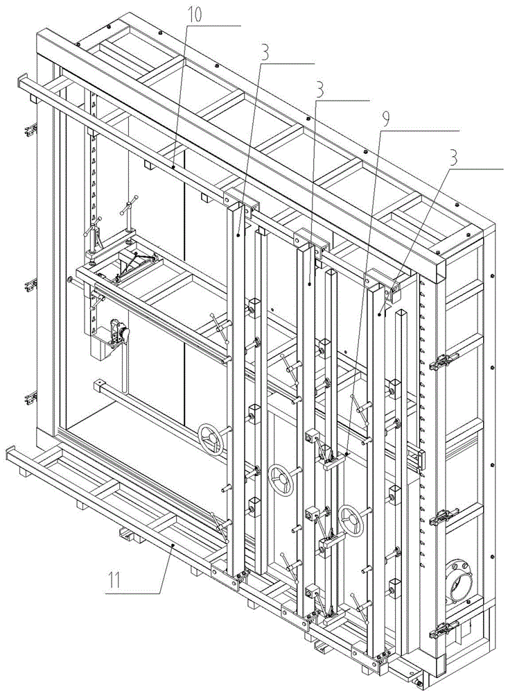 一种门窗物理性能检测设备的加力梁装置的制作方法