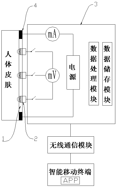 一种人体颈椎穴位大数据采集装置及系统的制作方法