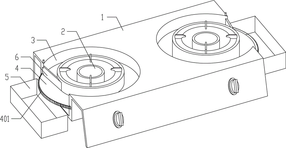 一种便于清理的炉具结构的制作方法