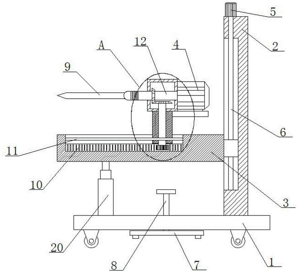 一种建筑施工墙体钻孔机的制作方法