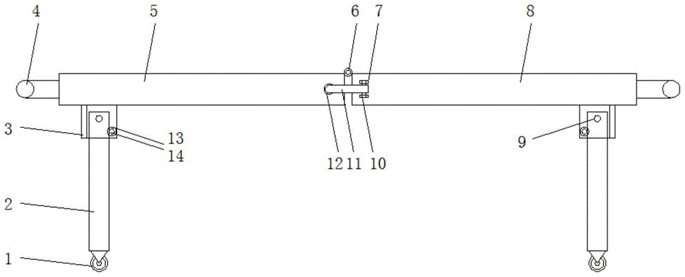 一种便于运输的急救担架的制作方法