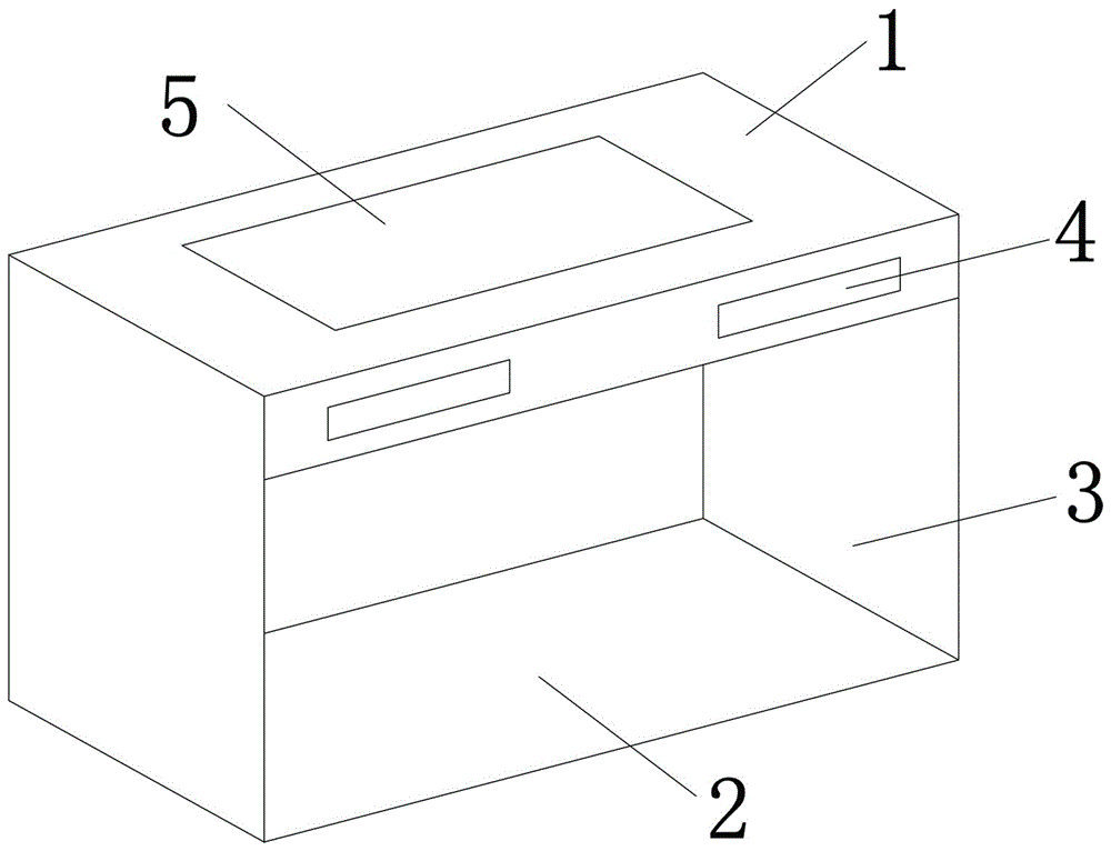 一种带抽屉的取暖桌的制作方法