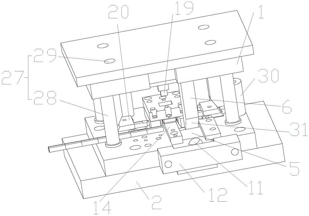 一种压接管成形模具结构的制作方法